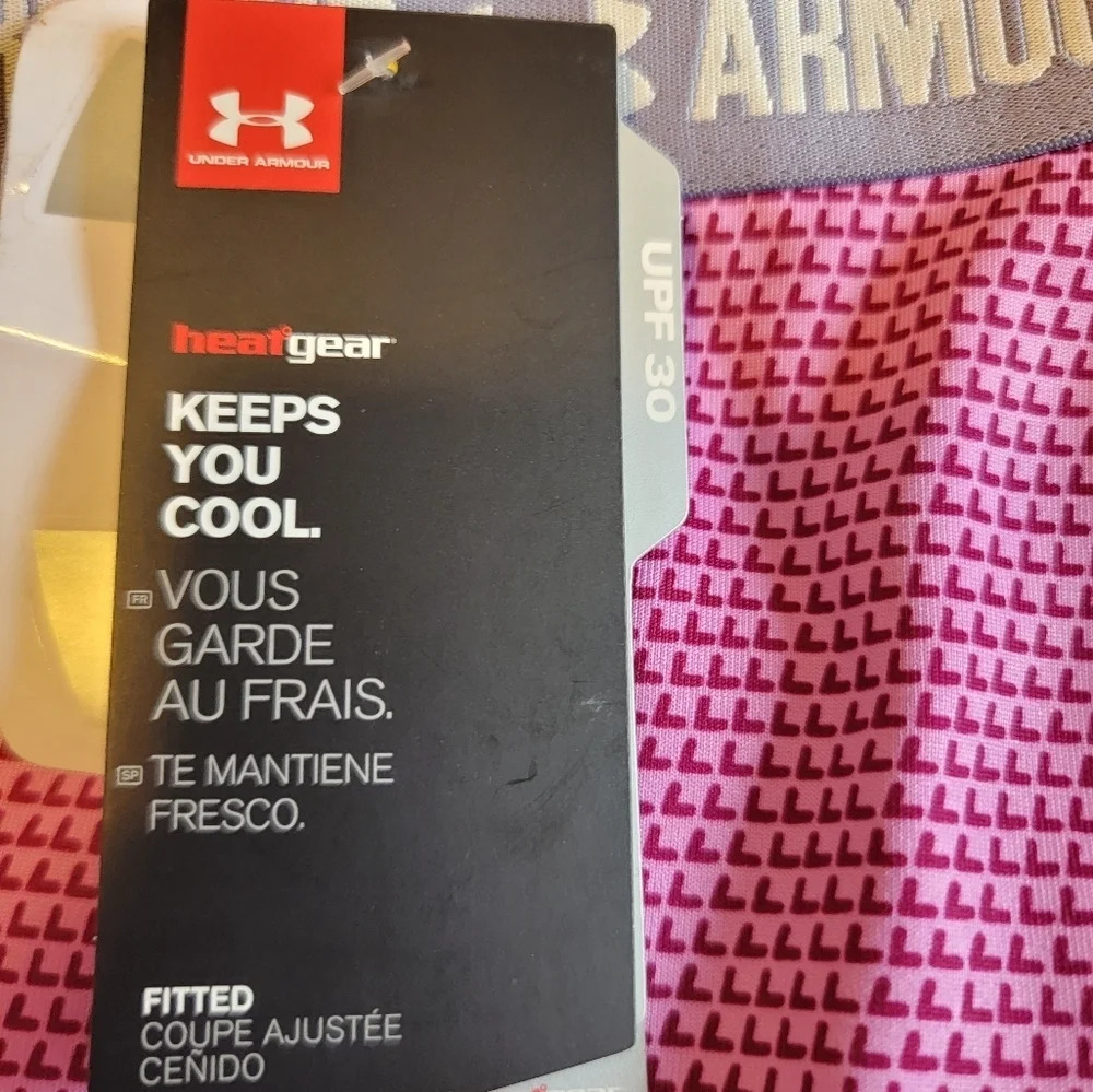 Under Armour Capri Girls YXL Pink Barbiecore Gymnastics Yoga Workout NWT - Picture 7 of 11
